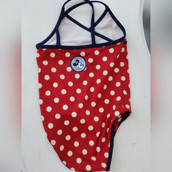 Disney Minnie Mouse One-pc Swimsuit Girls 2-3 Years By Marks & Spencer UK - Picture 3 of 5